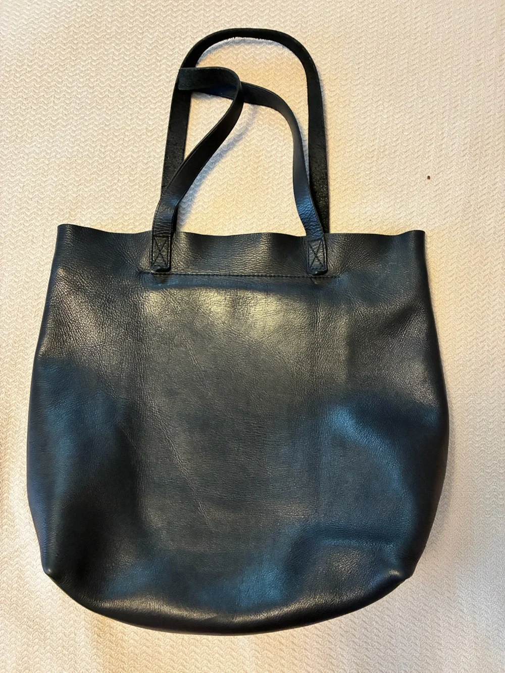 Madewell The Transport Tote Black Leather